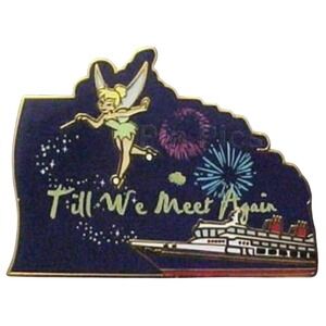 Disney Pin Tinker Bell Fairy Puzzle Cruise ship Till We Meet Again DCL 67691
